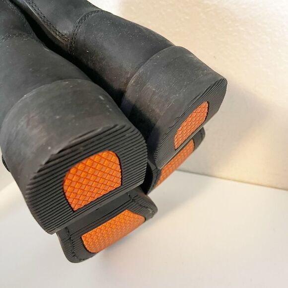 Harley Davidson Motorcycles Women's Leather Boots Short combat boots. 9 - Picture 7 of 9